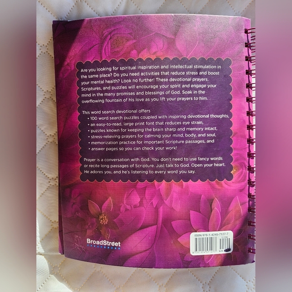 Bible Word Search Devotional Book Prayers For Women - Picture 3 of 3